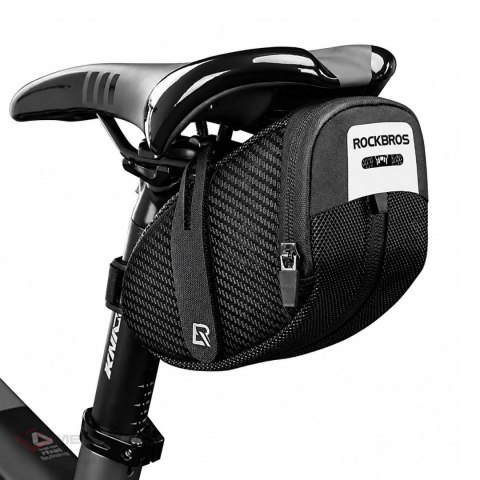 Torba rowerowa Rockbros B74 podsiodłowa 0,75 l - czarna