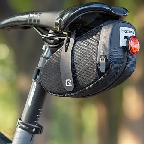 Torba rowerowa Rockbros B74 podsiodłowa 0,75 l - czarna