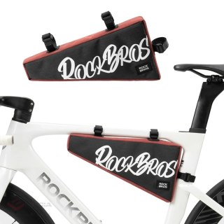 Torba rowerowa Rockbros G008 Flash Journey na ramę trójkątna XL 1,9 l - czarno-czerwona