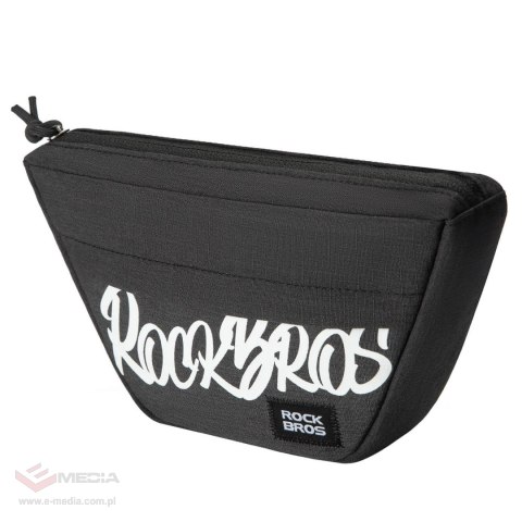 Torba rowerowa Rockbros G011 Flash Journey na kierownicę trapezoidalna 0,7 l - czarna