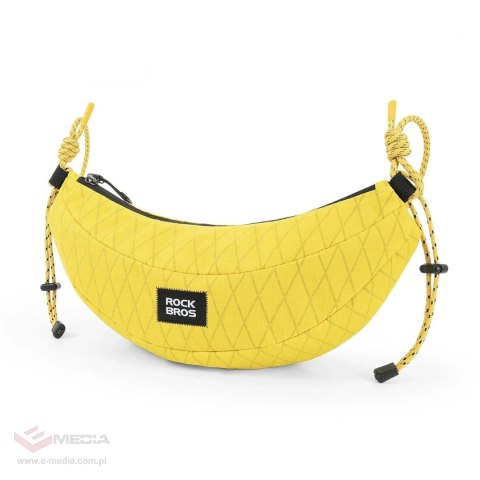 Torba rowerowa Rockbros H74 na kierownicę lub ramię typu banan 1,8 l - żółta