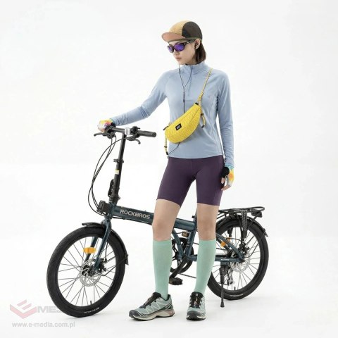 Torba rowerowa Rockbros H74 na kierownicę lub ramię typu banan 1,8 l - żółta