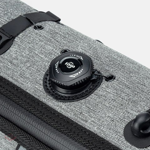 Torba rowerowa Rockbros TL002 ROAD TO SKY 1,5 l na kierownicę wodoodporna - szara