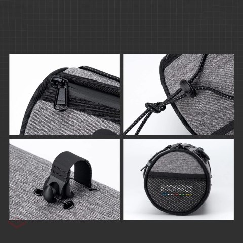 Torba rowerowa Rockbros TL002 ROAD TO SKY 1,5 l na kierownicę wodoodporna - szara
