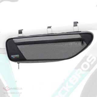 Torba rowerowa Rockbros TL003 ROAD TO SKY 2 l pod ramę wodoodporna - szara