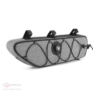 Torba rowerowa Rockbros TL003 ROAD TO SKY 2 l pod ramę wodoodporna - szara