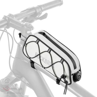Torba rowerowa Rockbros TL004 ROAD TO SKY 0,7 l na ramę wodoodporna - biała
