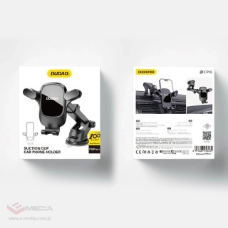 Uchwyt samochodowy Dudao F5PRO+ z przyssawką - czarny