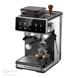 Ekspres do kawy kolbowy AMZCHEF CE-CM5560-SV (srebrny)