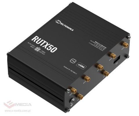 PUNKT DOSTĘPOWY 5G +ROUTER RUTX50 Dual SIM Wi-Fi 5, 2.4 GHz, 5 GHz, 867 Mb/s Teltonika