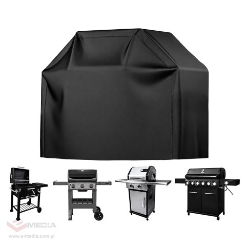 Pokrowiec Plandeka na Grila Wodoodporny Duży Osłona na Grill 145x117x61cm