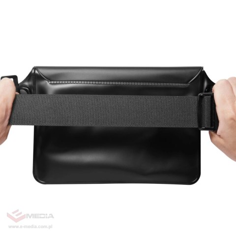 Torba Spigen Aqua Shield A620 wodoodporna biodrowa IPX8 - czarna