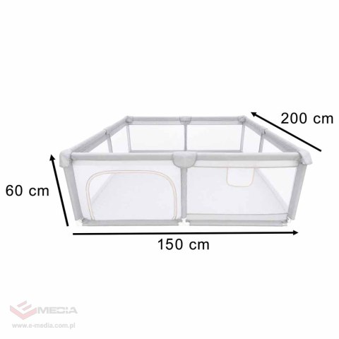 Kojec dla dziecka składany suchy basen plac zabaw dziecięcy 150x200cm