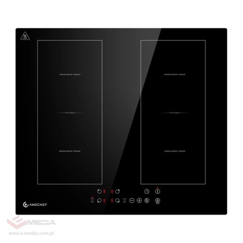 Płyta indukcyjna AMZCHEF CE-FS-I72S-FFDD06 4 pola