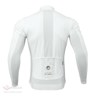 Bluza rowerowa Rockbros TLWT001 ROAD TO SKY wiatroszczelna ocieplana L - biała