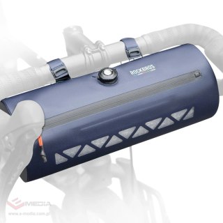 Torba rowerowa Rockbros AS-144 ROAD TO SKY na kierownicę wodoodporna 4 l - niebieska