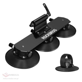 Bagażnik dachowy Rockbros XP1001 na przyssawkach na 1 rower - czarny