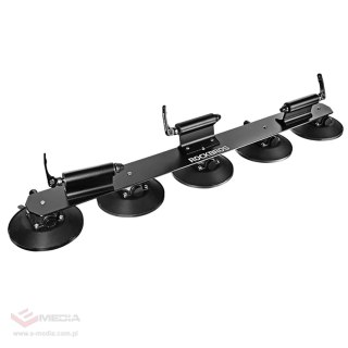 Bagażnik dachowy Rockbros XP1003 na przyssawkach na 3 rowery - czarny