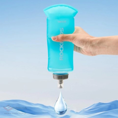 Bukłak Rockbros 35210027001 soft flask miękki bidon do biegania 500 ml - jasnoniebieski