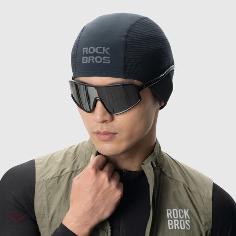 Czapeczka rowerowa Rockbros LF25956 dzianinowa bezszwowa - czarna