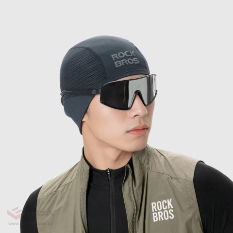 Czapeczka rowerowa Rockbros LF25956 dzianinowa bezszwowa - czarna