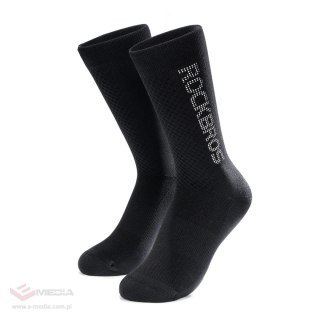 Skarpety rowerowe Rockbros 490067003 odblaskowe M - czarne