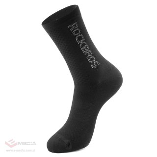 Skarpety rowerowe Rockbros 490067003 odblaskowe M - czarne