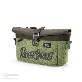 Torba przednia Rockbros W020 dwufunkcyjna, na rower/na ramię - zielona