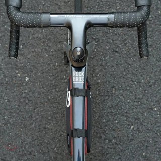 Torba rowerowa Rockbros G001 Flash Journey na ramę trójkątna 0.8 l - czerwona