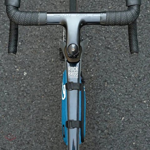 Torba rowerowa Rockbros G001 Flash Journey na ramę trójkątna 0.8 l - niebieska