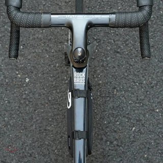 Torba rowerowa Rockbros G002 Flash Journey na ramę trójkątna 1.4 l - czarna