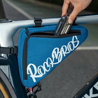 Torba rowerowa Rockbros G002 Flash Journey na ramę trójkątna 1.4 l - niebieska