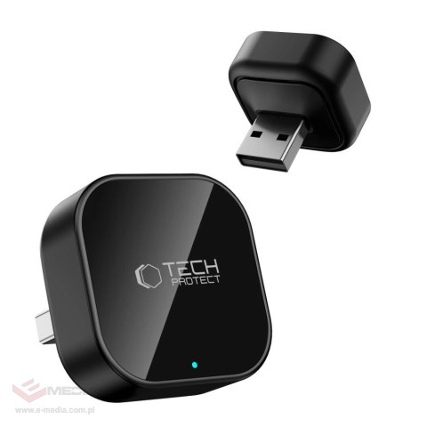 Adapter Tech-Protect Ultraboost CA01 USB Bluetooth 5.4 Apple CarPlay / Android Auto - czarny