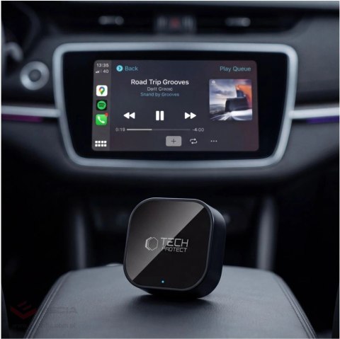 Adapter Tech-Protect Ultraboost CA01 USB Bluetooth 5.4 Apple CarPlay / Android Auto - czarny