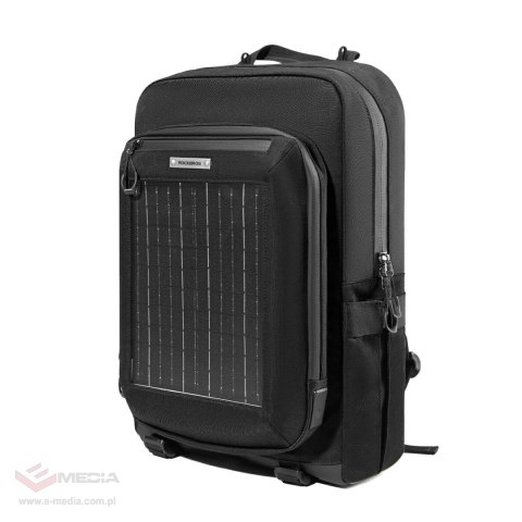 Plecak rowerowy Rockbros H51 Plecak z panelem solarnym - czarny