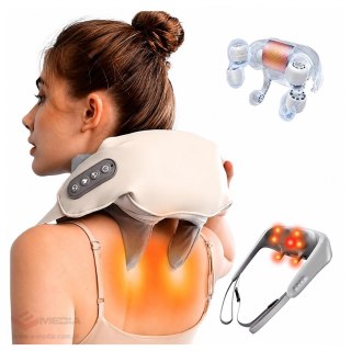 320 x Masażer Shiatsu do Szyi Karku Pleców Rozgrzewający Kołnierz Rozlużniający