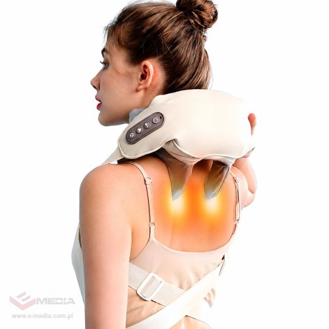 320 x Masażer Shiatsu do Szyi Karku Pleców Rozgrzewający Kołnierz Rozlużniający