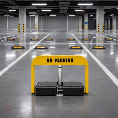 60x Blokada Parkingowa Automatyczna Składana Zdalnie Sterowana 2x Pilot 42x31cm