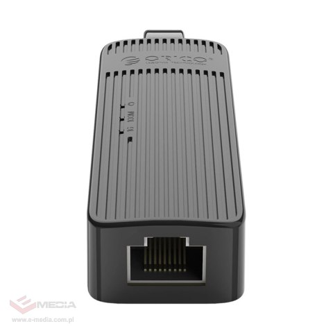 Adapter sieciowy Orico UTK-U3 USB-A 3.0 do RJ45 Gigabit Ethernet 1 Gbps - czarny
