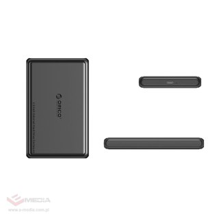 Kieszeń dyskowa Orico DDL25-C3 2,5" HDD/SSD USB-C 5Gb/s - czarna