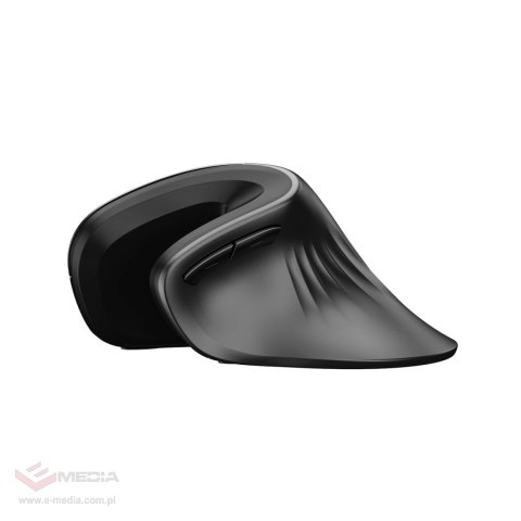 Mysz bezprzewodowa Wozinsky WWM-1076 pionowa ergonomiczna 3600 DPI - czarna