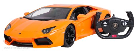 Autko R/C 1:10 Lamborghini Aventador Pomarańczowe RASTAR