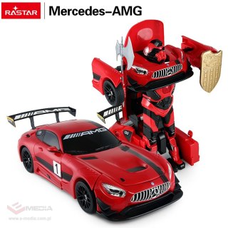 Autko/Robot 2w1 R/C 1:14 Mercedes-AMG GT3 Czerwony RASTAR