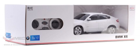 BMW X6 białe RASTAR model 1:24 Zdalnie sterowane Auto SUV + pilot