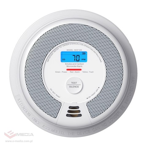 Inteligentny czujnik dymu i alarmu Wi-Fi X-SENSE SC07-WX