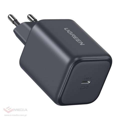 Ładowarka indukcyjna UGREEN W712 25W 3w1 USB-C (czarna)