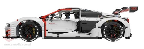 Autko Klocki 1:8 Audi R8 LMS GT3 Białe RASTAR
