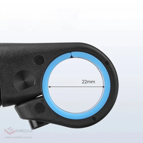 Chwyty rowerowe Wozinsky WGR-M22 MTB 22,2 mm ergonomiczne gripy kciukowe - czarne