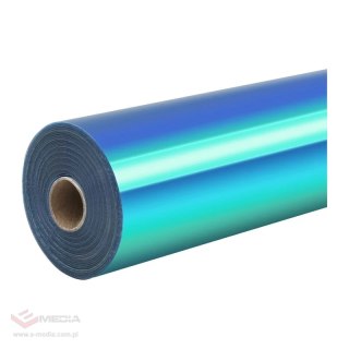 Folia samoprzylepna HTVRONT Holographic 30.5cm x 90cm (turkusowa)