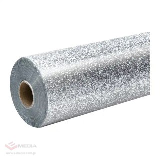 Folia termotransferowa HTVRONT Glitter 30.5cm x 90cm (srebrna)